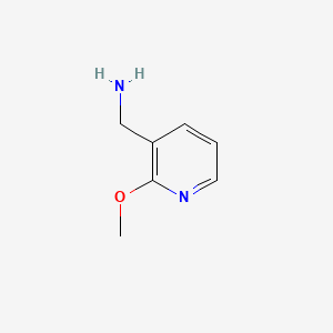 (2-Methoxypyridin-3-yl)methanamine chemical structure (CAS 354824-19-4)