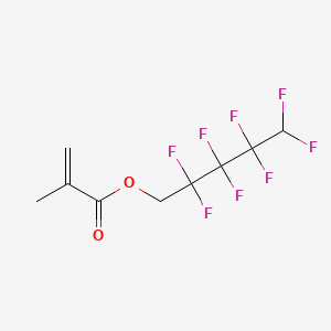 2,2,3,3,4,4,5,5-Octafluoropentyl methacrylate chemical structure (CAS 355-93-1)