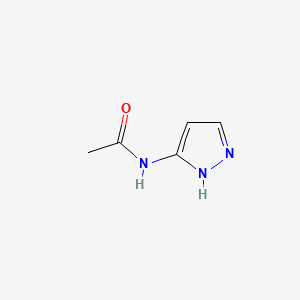 3-Acetamidopyrazole chemical structure (CAS 3553-12-6)