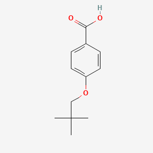 4-(Neopentyloxy)benzoic acid chemical structure (CAS 355391-06-9)