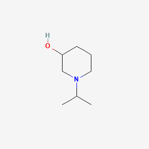1-Isopropylpiperidin-3-ol chemical structure (CAS 3554-62-9)