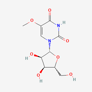 1-((2R,3R,4S,5R)-3,4-Dihydroxy-5-(hydroxymethyl)tetrahydrofuran-2-yl)-5-methoxypyrimidine-2,4(1H,3H)-dione chemical structure (CAS 35542-01-9)