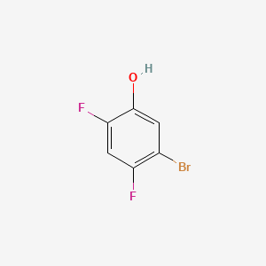5-Bromo-2,4-difluorophenol chemical structure (CAS 355423-48-2)