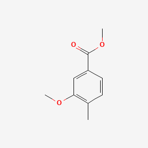 Methyl 3-methoxy-4-methylbenzoate chemical structure (CAS 3556-83-0)