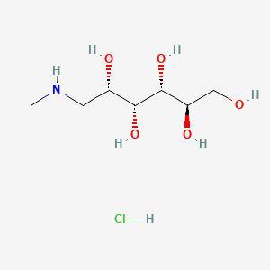 N-Methyl-D-glucamine Hydrochloride chemical structure (CAS 35564-86-4)
