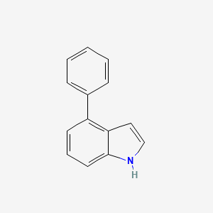 4-Phenyl-1H-indole chemical structure (CAS 35577-92-5)