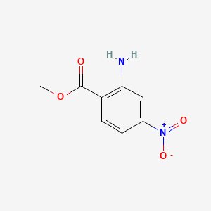 Methyl 2-amino-4-nitrobenzoate chemical structure (CAS 3558-19-8)