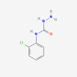 N-(2-Chlorophenyl)hydrazinecarboxamide chemical structure (CAS 35580-76-8)