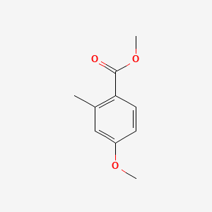 Methyl 4-methoxy-2-methylbenzoate chemical structure (CAS 35598-05-1)