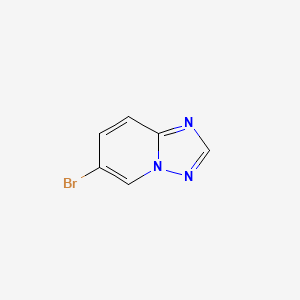 6-Bromo-[1,2,4]triazolo[1,5-a]pyridine chemical structure (CAS 356560-80-0)