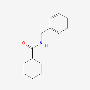 N-Benzylcyclohexanecarboxamide chemical structure (CAS 35665-26-0)