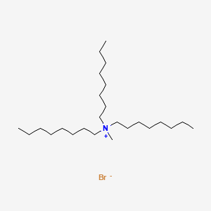 N-Methyl-N,N-dioctyloctan-1-aminium bromide chemical structure (CAS 35675-80-0)