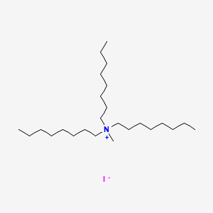 N-Methyl-N,N-dioctyloctan-1-aminium iodide chemical structure (CAS 35675-86-6)