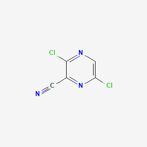 3,6-Dichloropyrazine-2-carbonitrile chemical structure (CAS 356783-16-9)