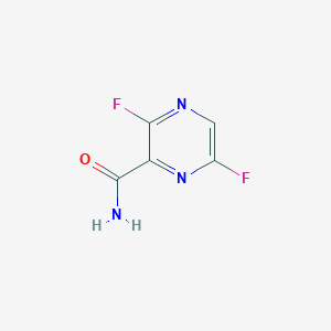 3,6-Difluoropyrazine-2-carboxamide chemical structure (CAS 356783-29-4)