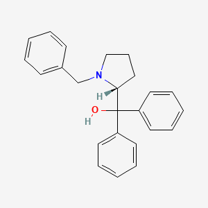 (R)-(1-Benzylpyrrolidin-2-yl)diphenylmethanol chemical structure (CAS 356790-44-8)