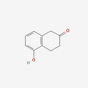 5-Hydroxy-3,4-dihydronaphthalen-2(1H)-one chemical structure (CAS 35697-10-0)