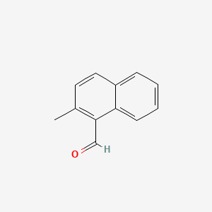 2-Methyl-1-naphthalenecarboxaldehyde chemical structure (CAS 35699-44-6)