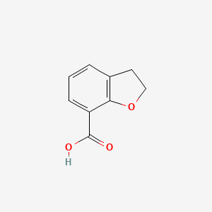 2,3-Dihydrobenzofuran-7-carboxylic acid chemical structure (CAS 35700-40-4)