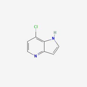 7-Chloro-1H-pyrrolo[3,2-b]pyridine chemical structure (CAS 357263-48-0)