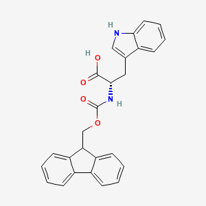 Fmoc-Trp-OH chemical structure (CAS 35737-15-6)