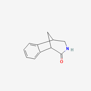 4,5-Dihydro-1H-1,5-methanobenzo[d]azepin-2(3H)-one chemical structure (CAS 357426-13-2)