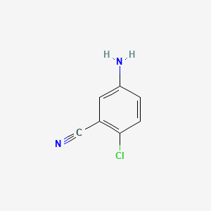 5-Amino-2-chlorobenzonitrile chemical structure (CAS 35747-58-1)