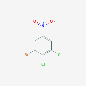 3-Bromo-4,5-dichloronitrobenzene chemical structure (CAS 35754-19-9)
