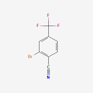 2-Bromo-4-(trifluoromethyl)benzonitrile chemical structure (CAS 35764-15-9)