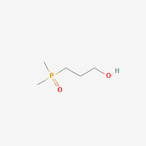 (3-Hydroxypropyl)dimethylphosphine oxide chemical structure (CAS 35790-16-0)