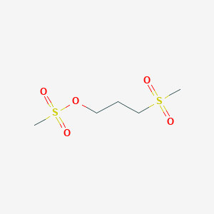3-(Methylsulfonyl)propyl methanesulfonate chemical structure (CAS 357913-53-2)