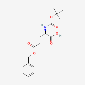 Boc-D-Glu(OBzl)-OH chemical structure (CAS 35793-73-8)