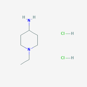 1-Ethylpiperidin-4-amine dihydrochloride chemical structure (CAS 357935-97-8)