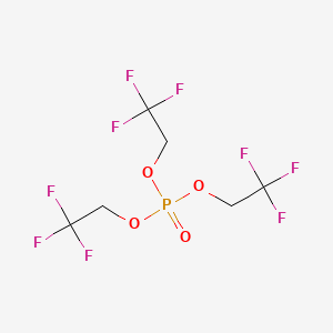Tris(2,2,2-trifluoroethyl)phosphate chemical structure (CAS 358-63-4)
