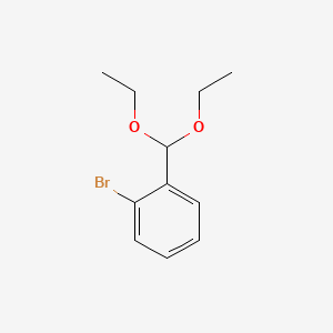 2-Bromobenzaldehyde diethyl acetal chemical structure (CAS 35822-58-3)