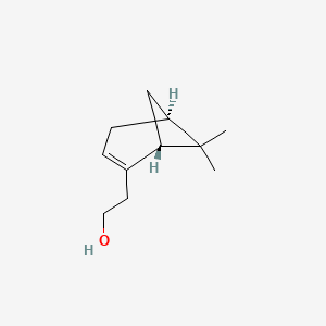 2-((1R,5S)-6,6-Dimethylbicyclo[3.1.1]hept-2-en-2-yl)ethanol chemical structure (CAS 35836-73-8)
