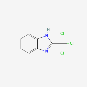 2-(Trichloromethyl)-1H-benzo[d]imidazole chemical structure (CAS 3584-65-4)