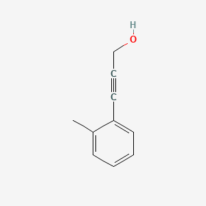 3-(o-Tolyl)prop-2-yn-1-ol chemical structure (CAS 35851-37-7)
