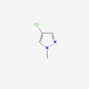 4-Chloro-1-methyl-1H-pyrazole chemical structure (CAS 35852-81-4)