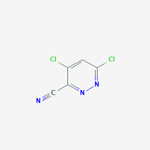 4,6-Dichloropyridazine-3-carbonitrile chemical structure (CAS 35857-90-0)