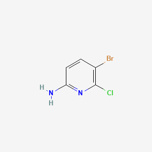 5-Bromo-6-chloropyridin-2-amine chemical structure (CAS 358672-65-8)