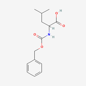 Z-DL-Leu-OH chemical structure (CAS 3588-60-1)