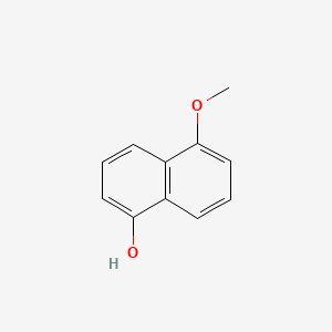 5-Methoxynaphthalen-1-ol chemical structure (CAS 3588-80-5)