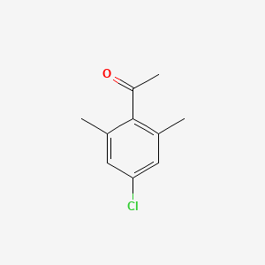 1-(4-Chloro-2,6-dimethylphenyl)ethanone chemical structure (CAS 35887-71-9)