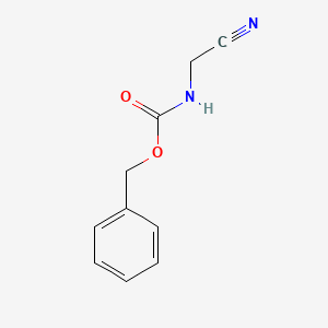 Benzyl (cyanomethyl)carbamate chemical structure (CAS 3589-41-1)