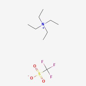 Tetraethylammoniumtrifluoromethanesulfonate chemical structure (CAS 35895-69-3)