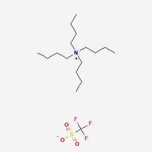 Tetrabutylammonium trifluoromethanesulfonate chemical structure (CAS 35895-70-6)