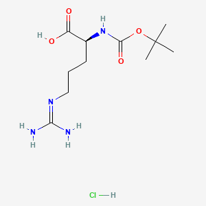 Boc-Arg-OH.HCl chemical structure (CAS 35897-34-8)