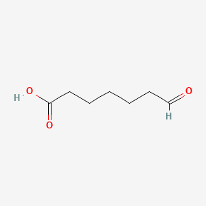 7-Oxoheptanoic acid chemical structure (CAS 35923-65-0)