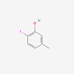 2-Iodo-5-methylphenol chemical structure (CAS 35928-80-4)